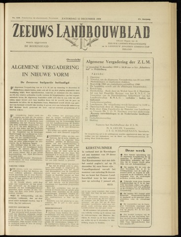 Zeeuwsch landbouwblad ... ZLM land- en tuinbouwblad 1959-12-12