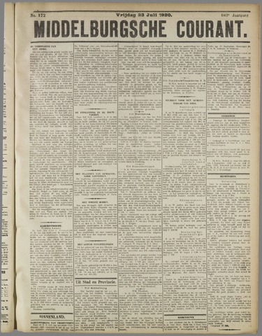 Middelburgsche Courant 1920-07-23