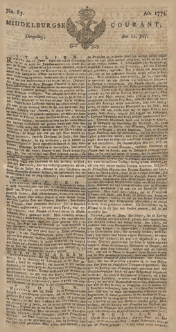 Middelburgsche Courant 1774-07-12