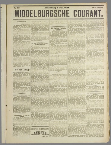 Middelburgsche Courant 1924-07-02