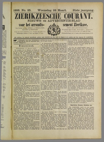 Zierikzeesche Courant 1888-03-28