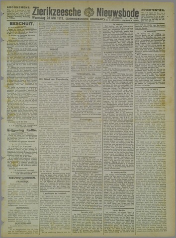 Zierikzeesche Nieuwsbode 1919-05-28