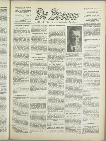 De Zeeuw. Christelijk-historisch nieuwsblad voor Zeeland 1940-06-27