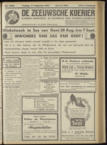 Zeeuwsche Koerier 1937-08-27