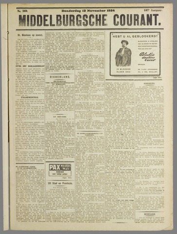 Middelburgsche Courant 1924-11-13