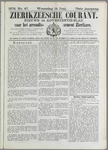 Zierikzeesche Courant 1876-06-14