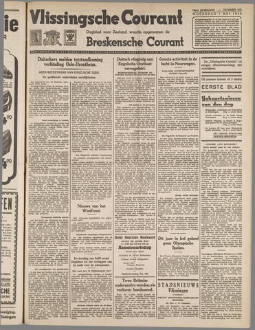 Vlissingse Courant 1940-05-01