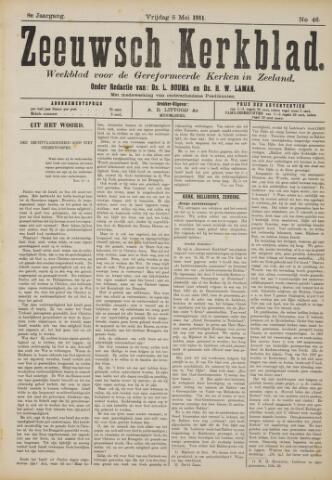 Zeeuwsche kerkbode, weekblad gewijd aan de belangen der gereformeerde kerken/ Zeeuwsch kerkblad 1911-05-05