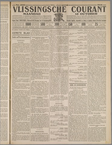 Vlissingse Courant 1931-10-12