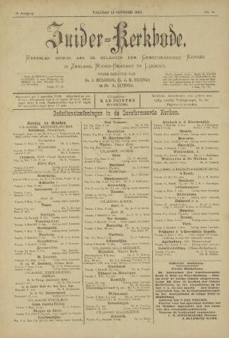 Zuider Kerkbode, Weekblad gewijd aan de belangen der gereformeerde kerken in Zeeland, Noord-Brabant en Limburg. 1893-10-13