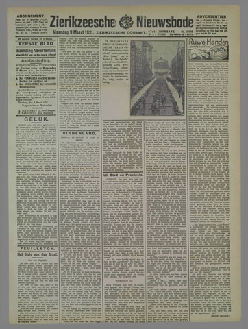 Zierikzeesche Nieuwsbode 1931-03-09