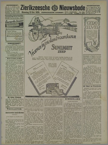 Zierikzeesche Nieuwsbode 1928-10-22