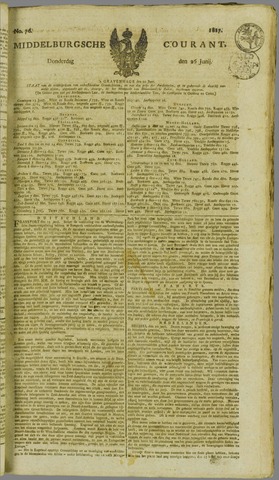 Middelburgsche Courant 1817-06-26