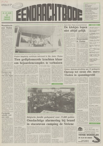 Eendrachtbode /Mededeelingenblad voor het eiland Tholen 1990-07-05