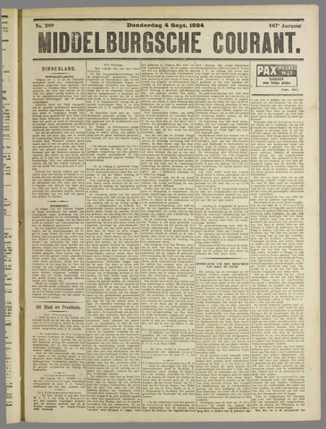 Middelburgsche Courant 1924-09-04