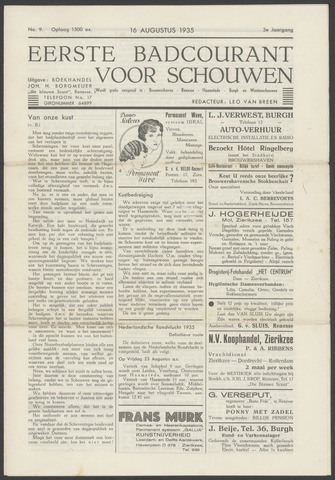 Schouwen's Badcourant 1935-08-16