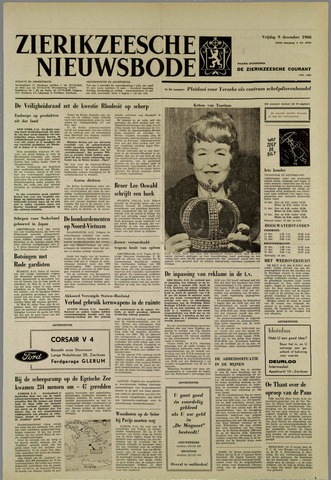 Zierikzeesche Nieuwsbode 1966-12-09