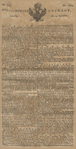 Middelburgsche Courant 1774-09-24