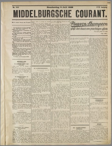 Middelburgsche Courant 1929-07-04