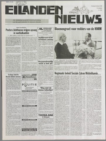 Eilanden-nieuws. Christelijk streekblad op gereformeerde grondslag 1999-02-16