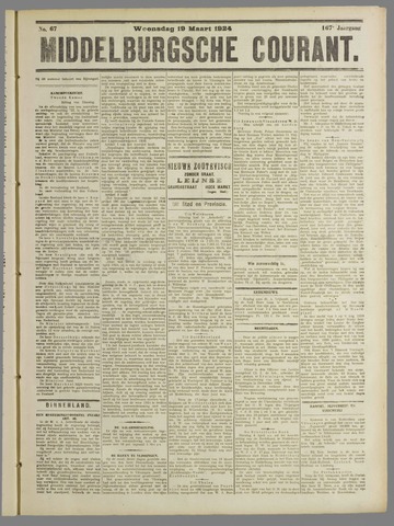 Middelburgsche Courant 1924-03-19