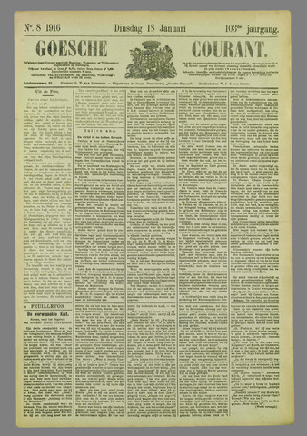 Goessche Courant 1916-01-18
