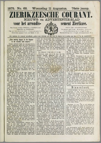Zierikzeesche Courant 1875-08-11