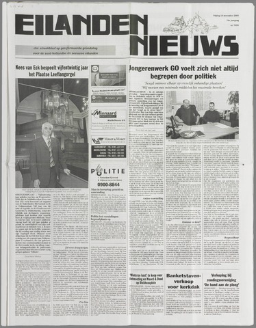 Eilanden-nieuws. Christelijk streekblad op gereformeerde grondslag 2005-11-18