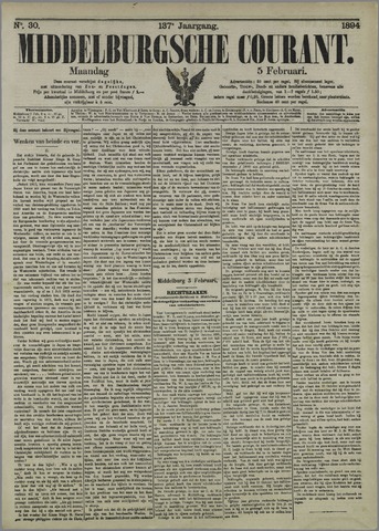 Middelburgsche Courant 1894-02-05