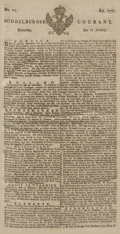 Middelburgsche Courant 1772-01-25