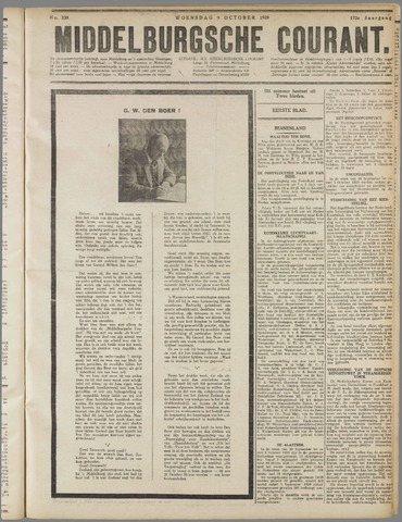 Middelburgsche Courant 1929-10-09