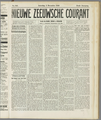 Nieuwe Zeeuwsche Courant 1910-12-03