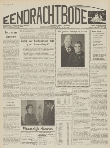 Eendrachtbode (1945-heden)/Mededeelingenblad voor het eiland Tholen (1944/45) 1970-05-14