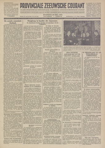 Provinciale Zeeuwse Courant 1941-12-29