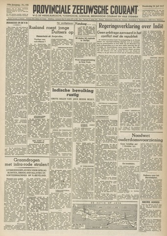 Provinciale Zeeuwse Courant 1947-07-24