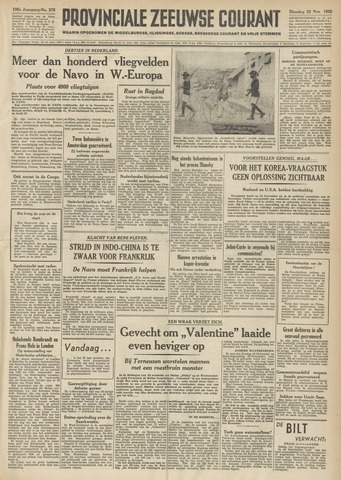 Provinciale Zeeuwse Courant 1952-11-25