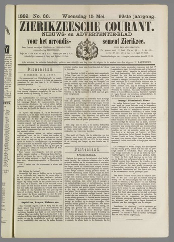 Zierikzeesche Courant 1888-05-15