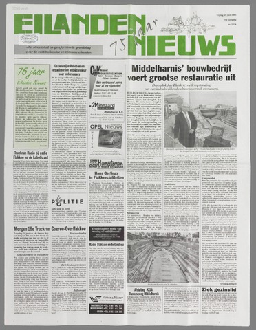 Eilanden-nieuws. Christelijk streekblad op gereformeerde grondslag 2003-06-20