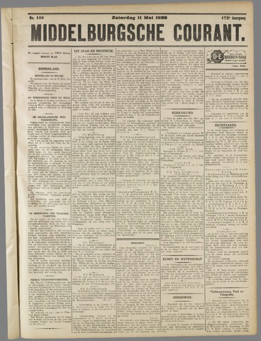 Middelburgsche Courant 1929-05-11
