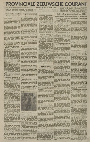 Provinciale Zeeuwse Courant 1943-06-24