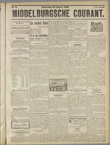 Middelburgsche Courant 1929-03-30