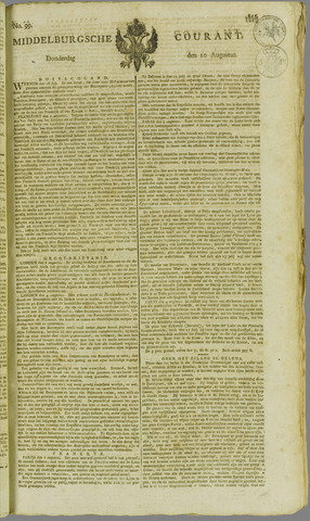 Middelburgsche Courant 1815-08-10