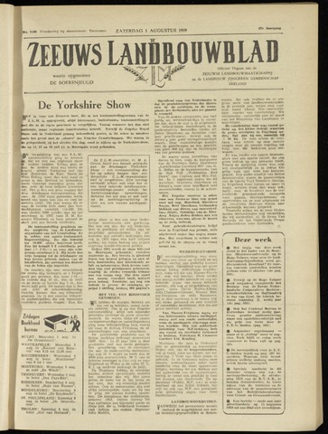 Zeeuwsch landbouwblad ... ZLM land- en tuinbouwblad 1959-08-01