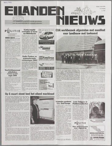 Eilanden-nieuws. Christelijk streekblad op gereformeerde grondslag 2002-03-01