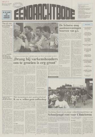 Eendrachtbode /Mededeelingenblad voor het eiland Tholen 1997-07-10