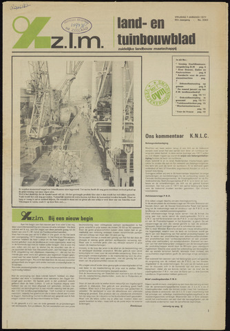 Zeeuwsch landbouwblad ... ZLM land- en tuinbouwblad 1977-01-07
