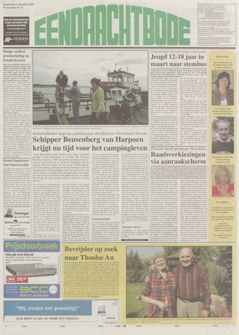 Eendrachtbode (1945-heden)/Mededeelingenblad voor het eiland Tholen (1944/45) 2005-09-01