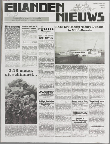 Eilanden-nieuws. Christelijk streekblad op gereformeerde grondslag 1999-08-17