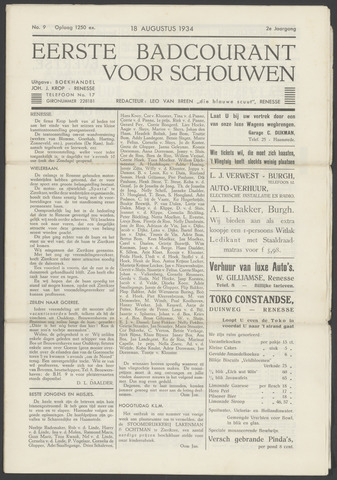 Schouwen's Badcourant 1934-08-18