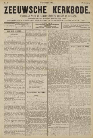 Zeeuwsche kerkbode, weekblad gewijd aan de belangen der gereformeerde kerken/ Zeeuwsch kerkblad 1941-07-11